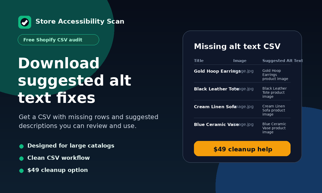 Store Accessibility Scan gallery image