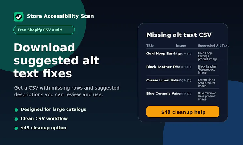 Store Accessibility Scan screenshot 4