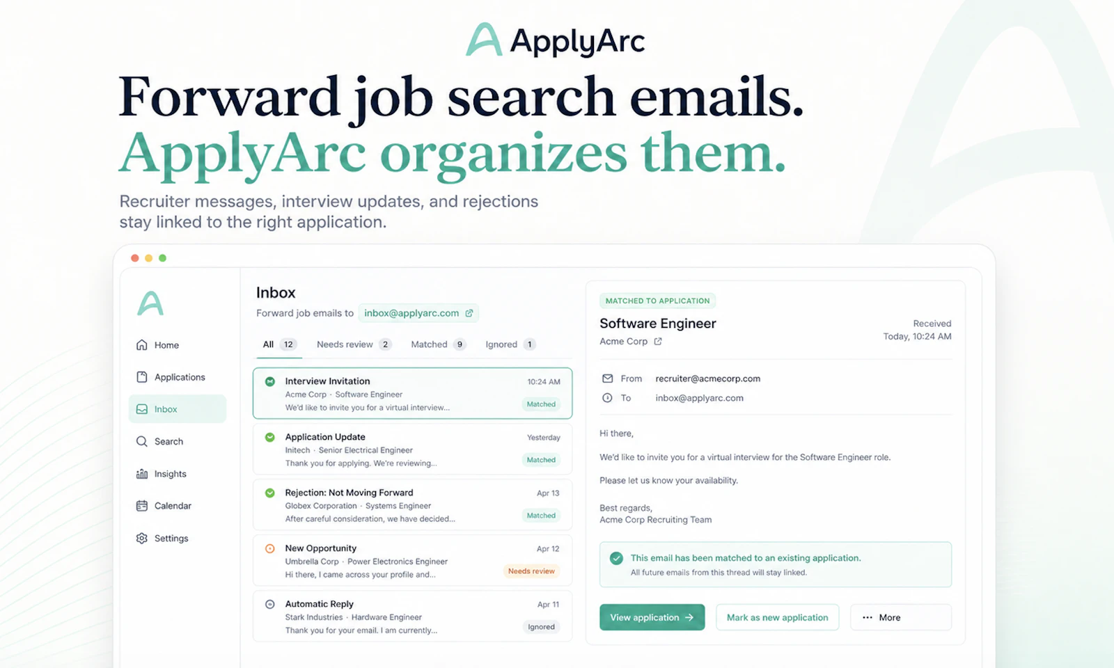 ApplyArc screenshot 2