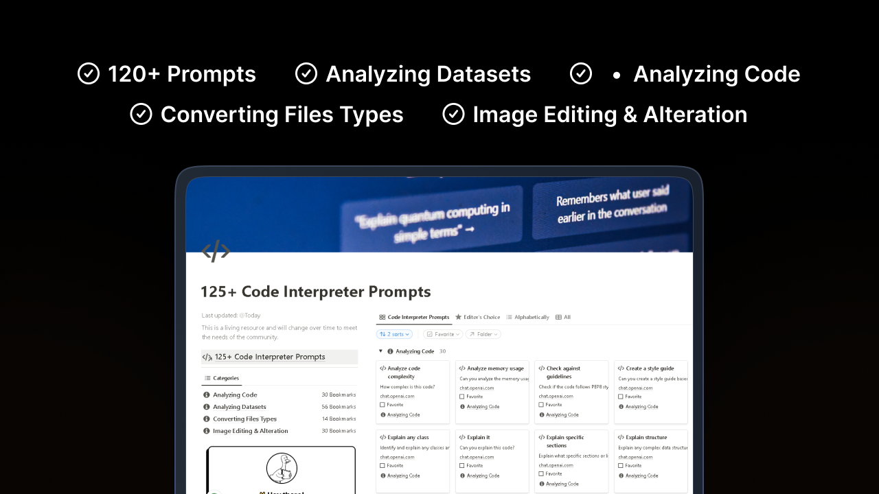 125 instruções de intérprete de código media 4