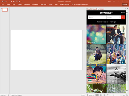 Shutterstock Plug-In for Microsoft PowerPoint