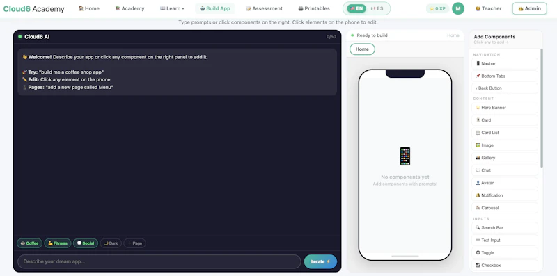 Cloud6 Academy — Teaching Kids To Use AI screenshot 4