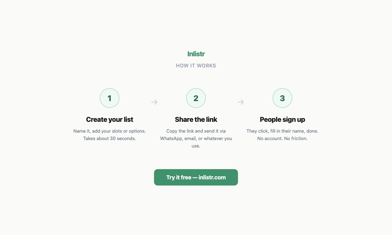 Inlistr gallery image