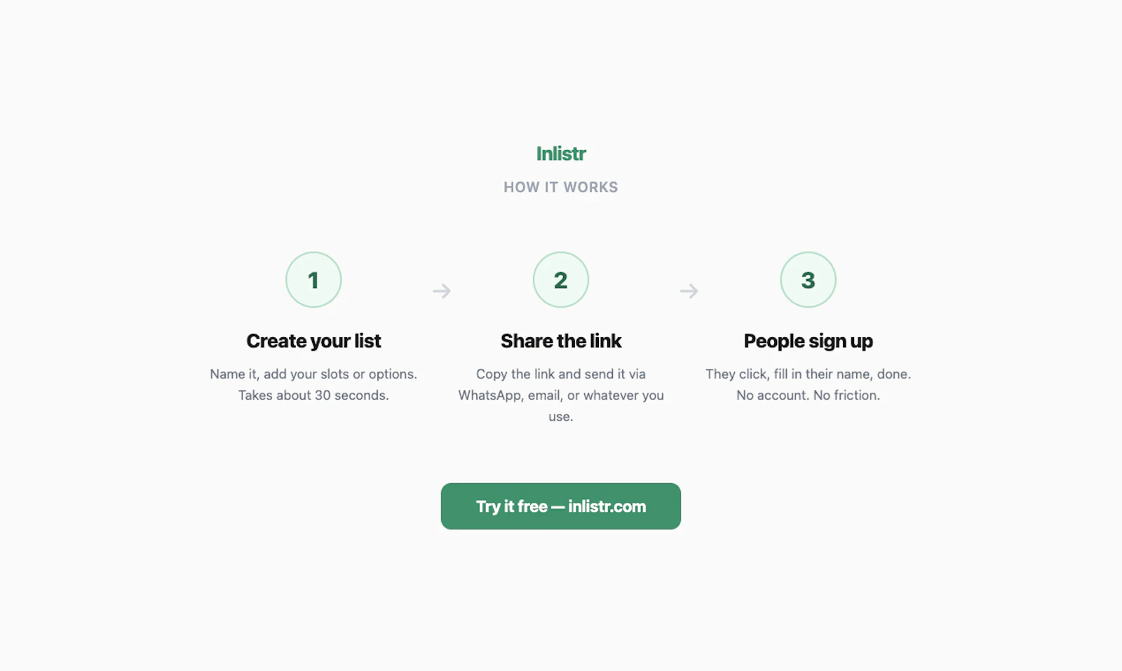 Inlistr screenshot 3