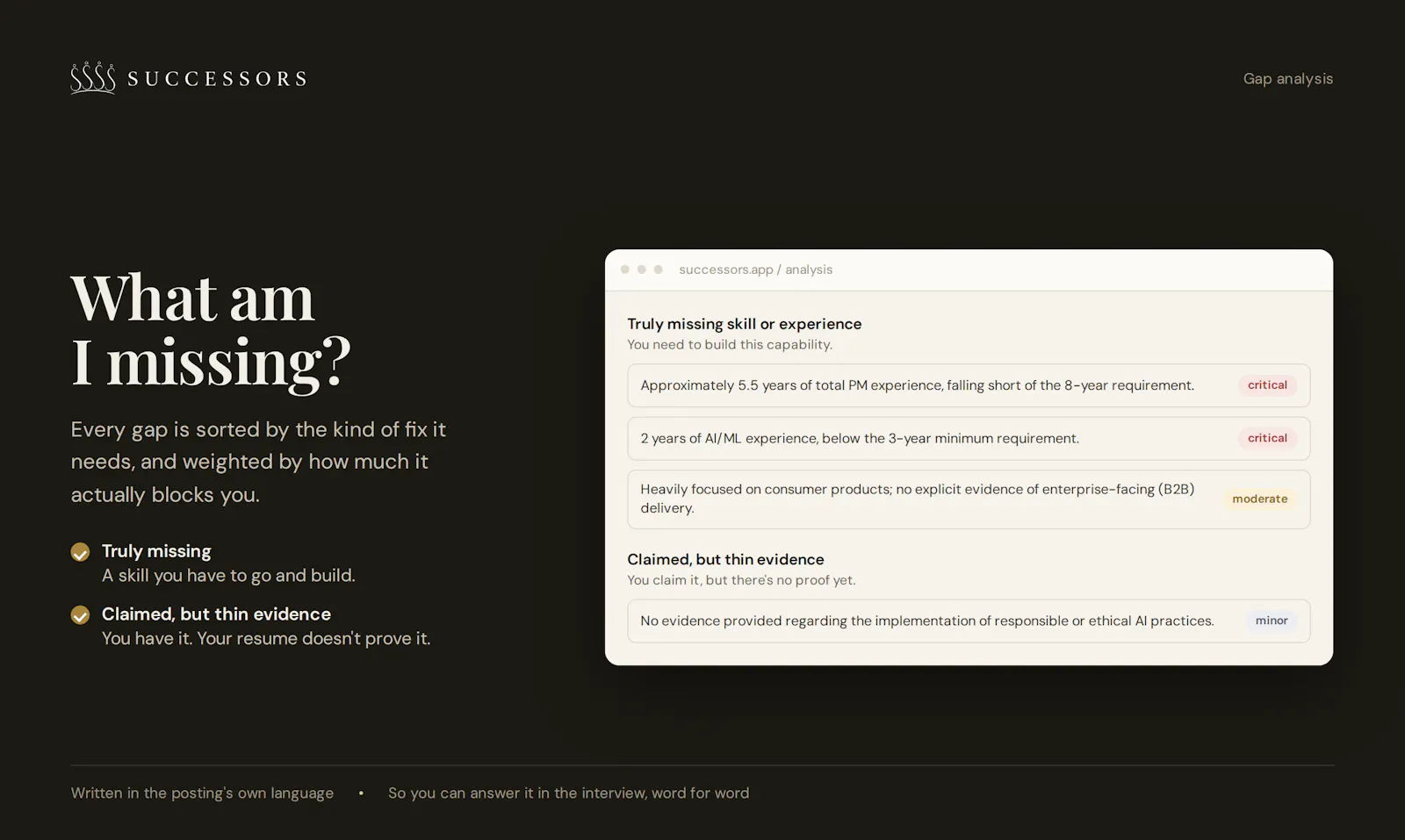 SUCCESSORS screenshot 2