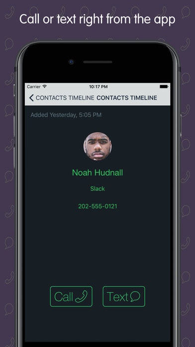 Contacts Timeline gallery image