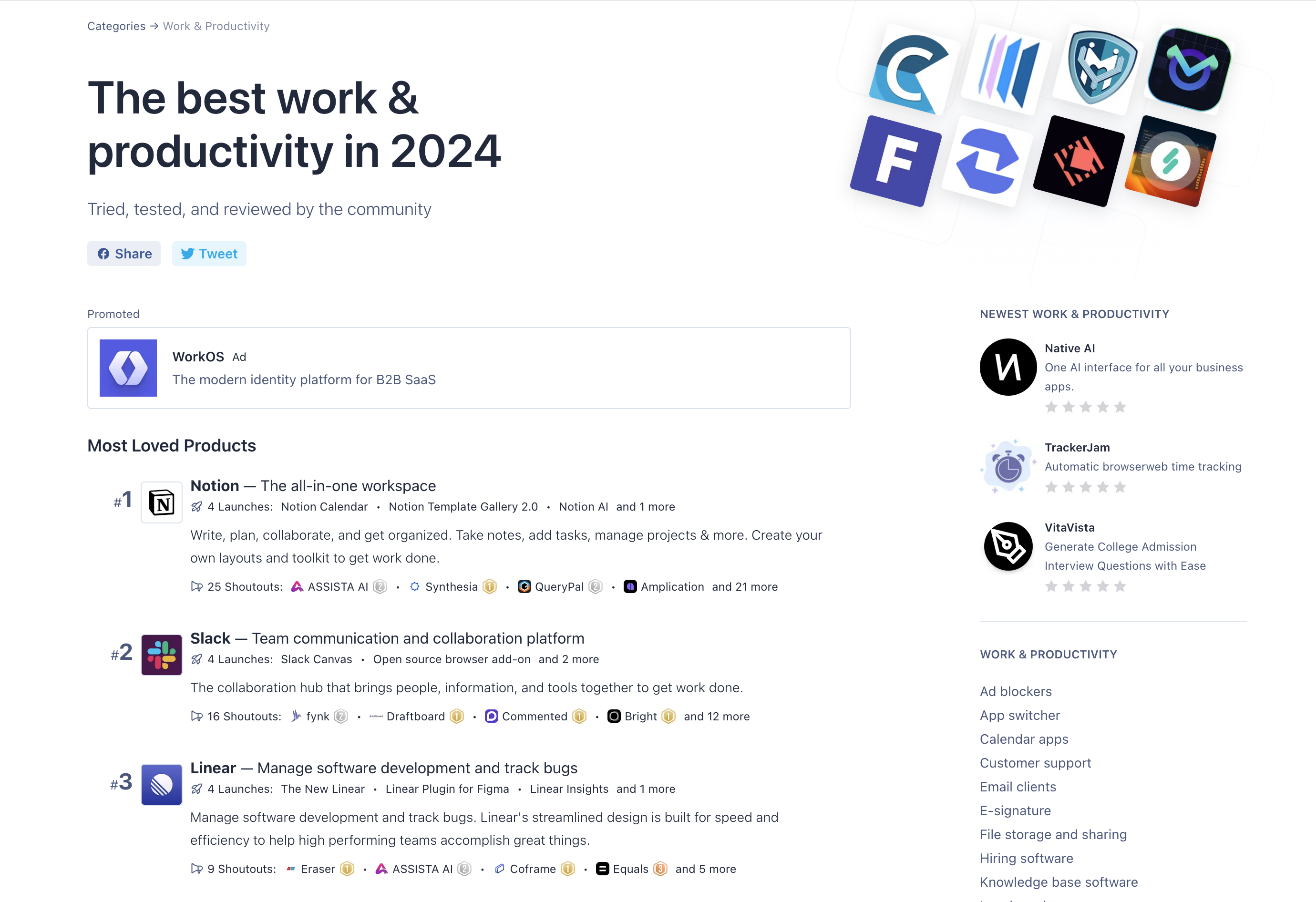 productivity-category-page
