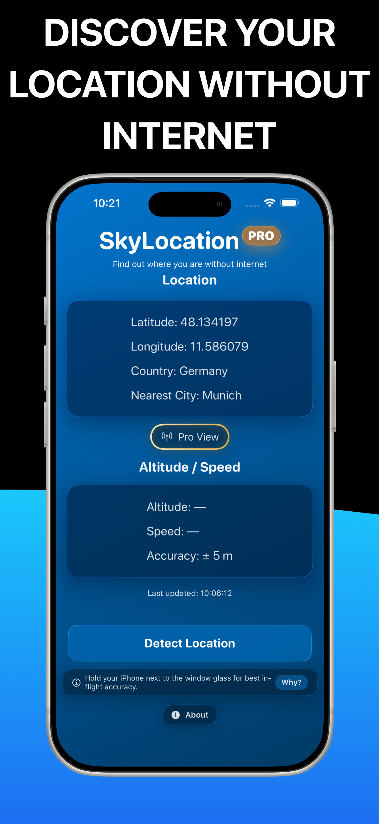 SkyLocation App gallery image