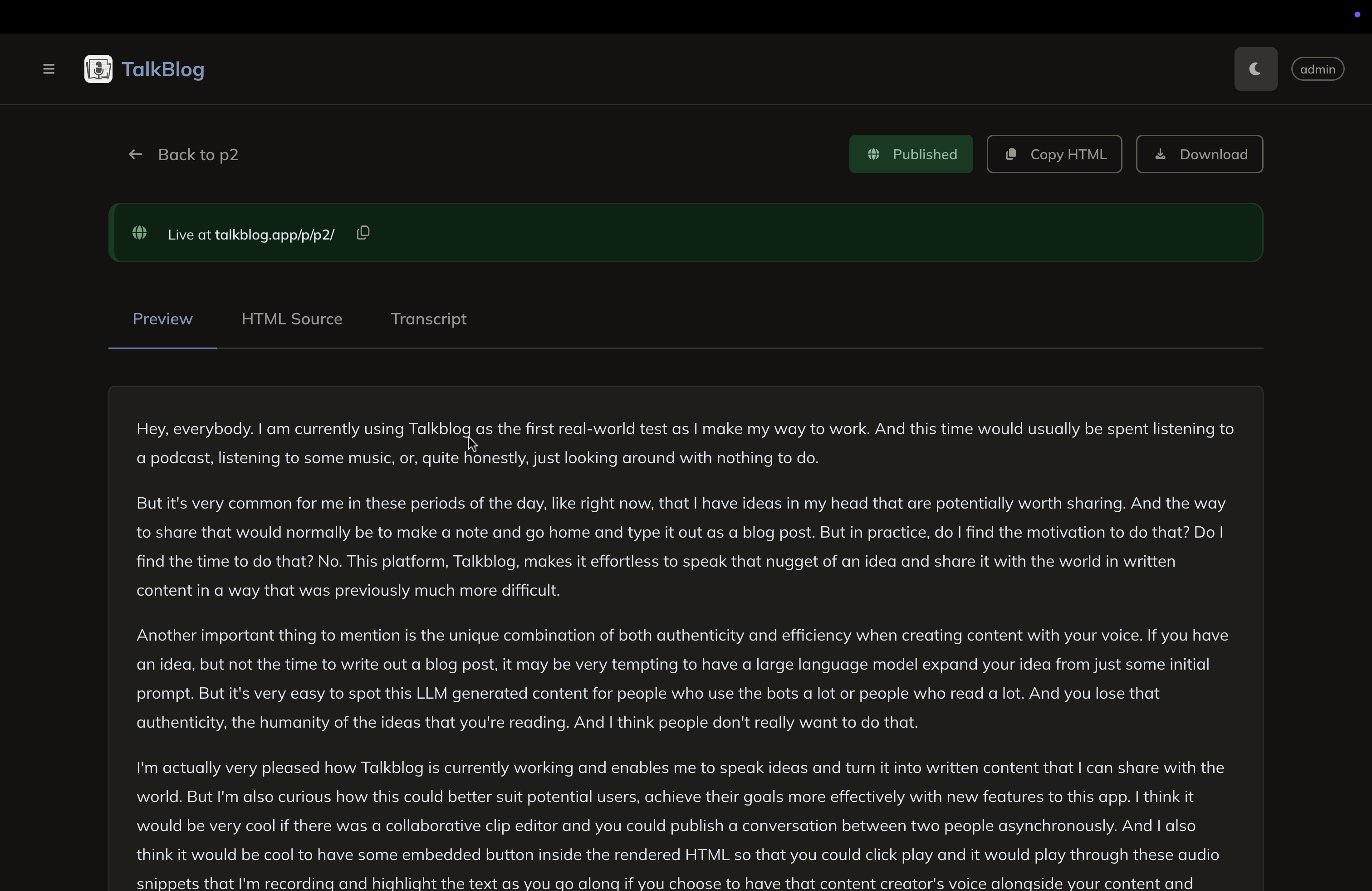 TalkBlog - Speak Your Mind media 4