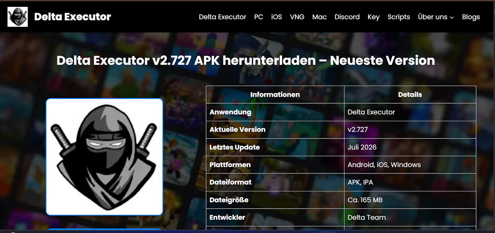Delta Executor screenshot 1