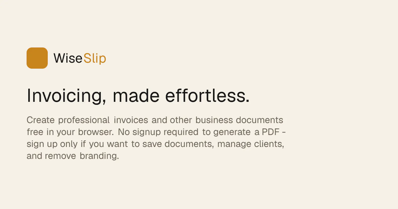 Wise Slip screenshot 1