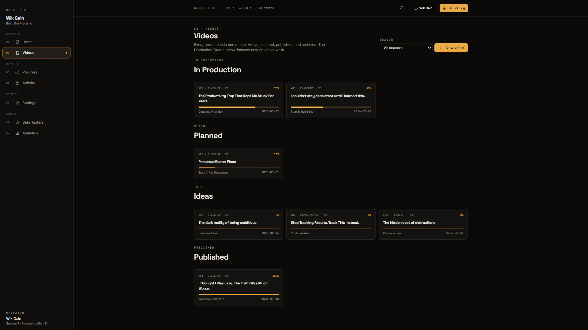 Creator OS gallery image