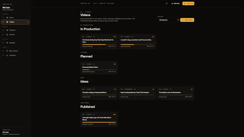 Creator OS screenshot 2