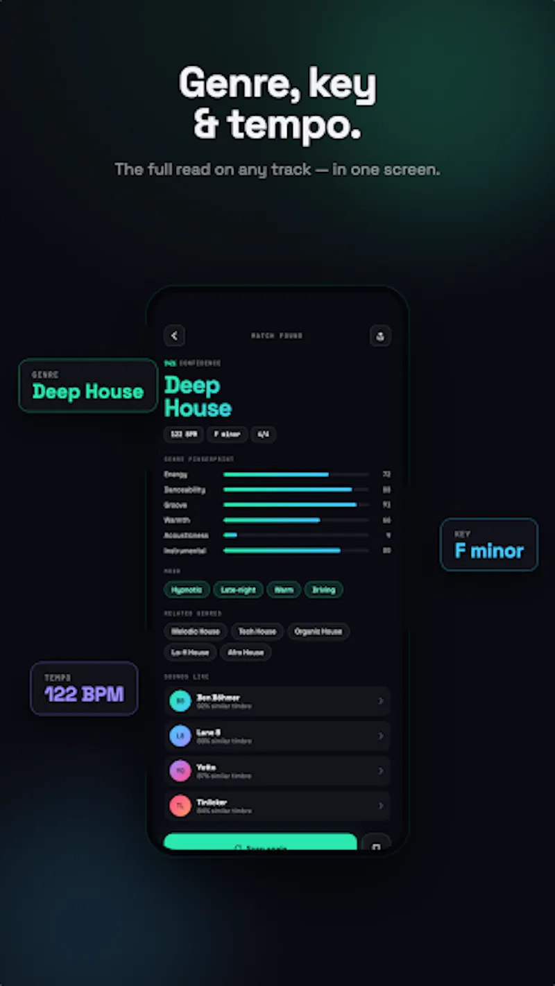 Song Key & Genre - BPM Finder screenshot 6