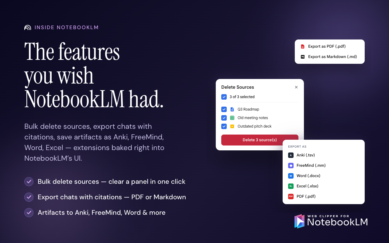 Web Clipper for NotebookLM gallery image