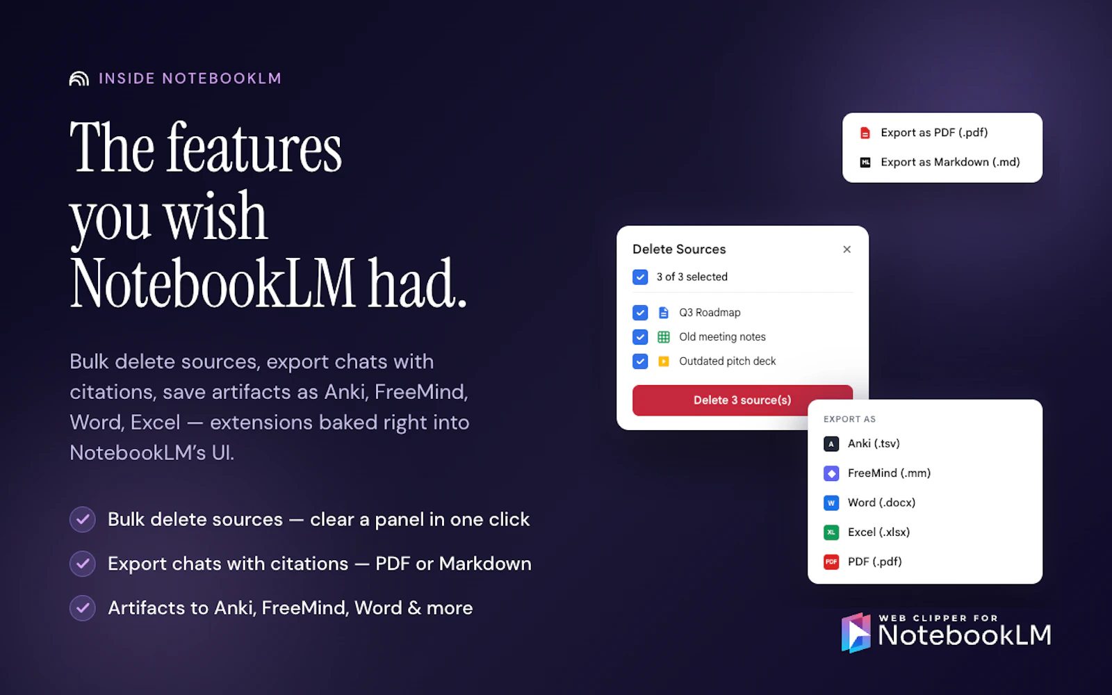 Web Clipper for NotebookLM screenshot 5
