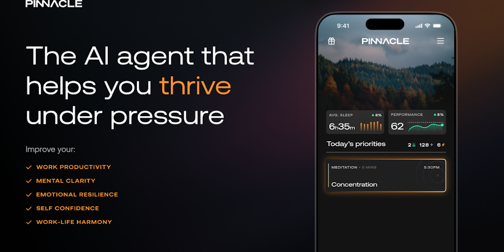 Pinnacle: Turn your phone into a brain performance coach | Product Hunt