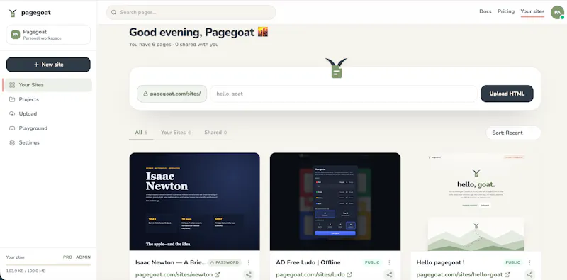 pagegoat screenshot 3
