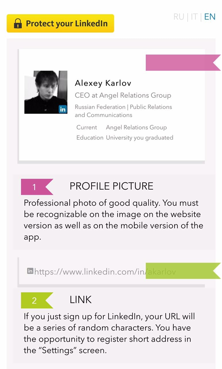 Scan.bio - simple tool for upgrade your LinkedIn profile. gallery image