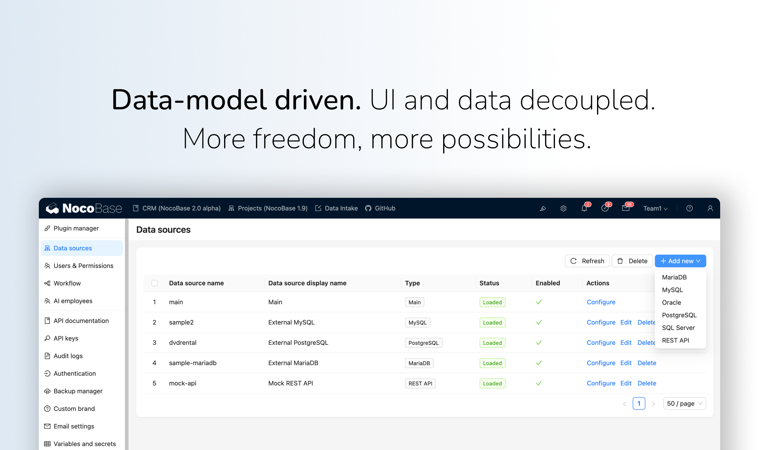 NocoBase 2.0 - Screenshot 3 preview