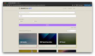 Search a GPT gallery image