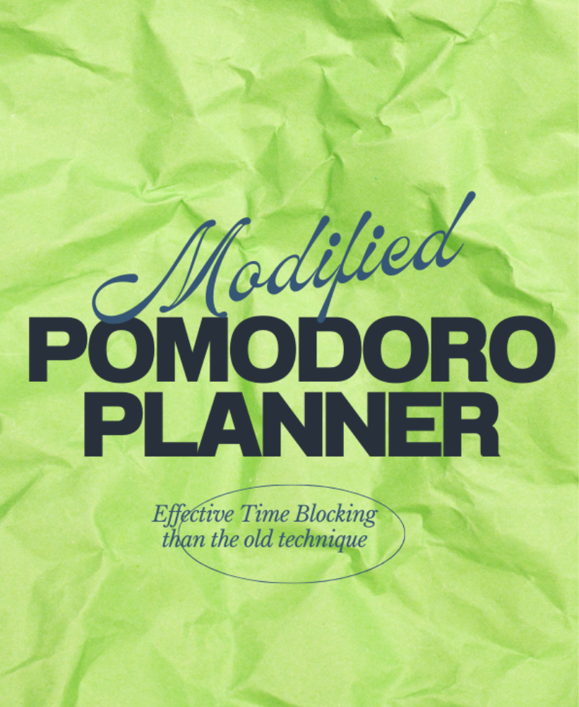 Planejador de pomodoro modificado
