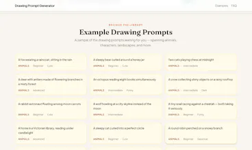 Drawing Prompt Generator gallery image