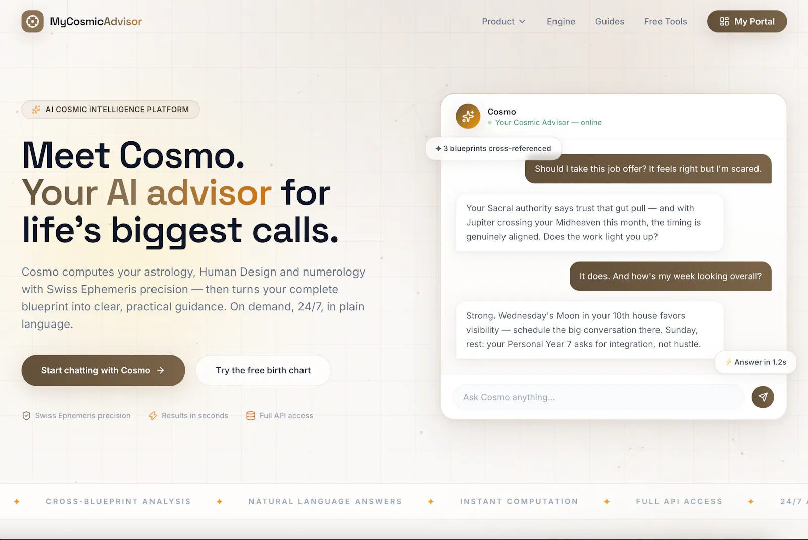 MyCosmicAdvisor screenshot 1