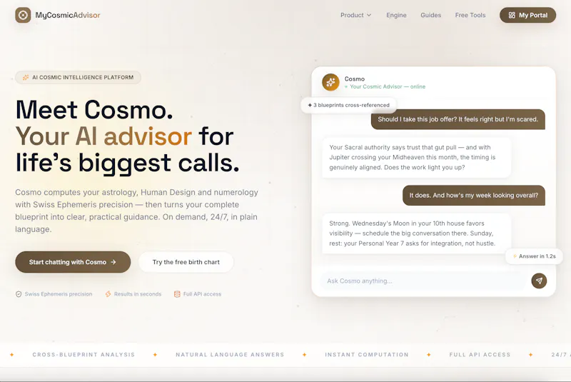 MyCosmicAdvisor screenshot 1
