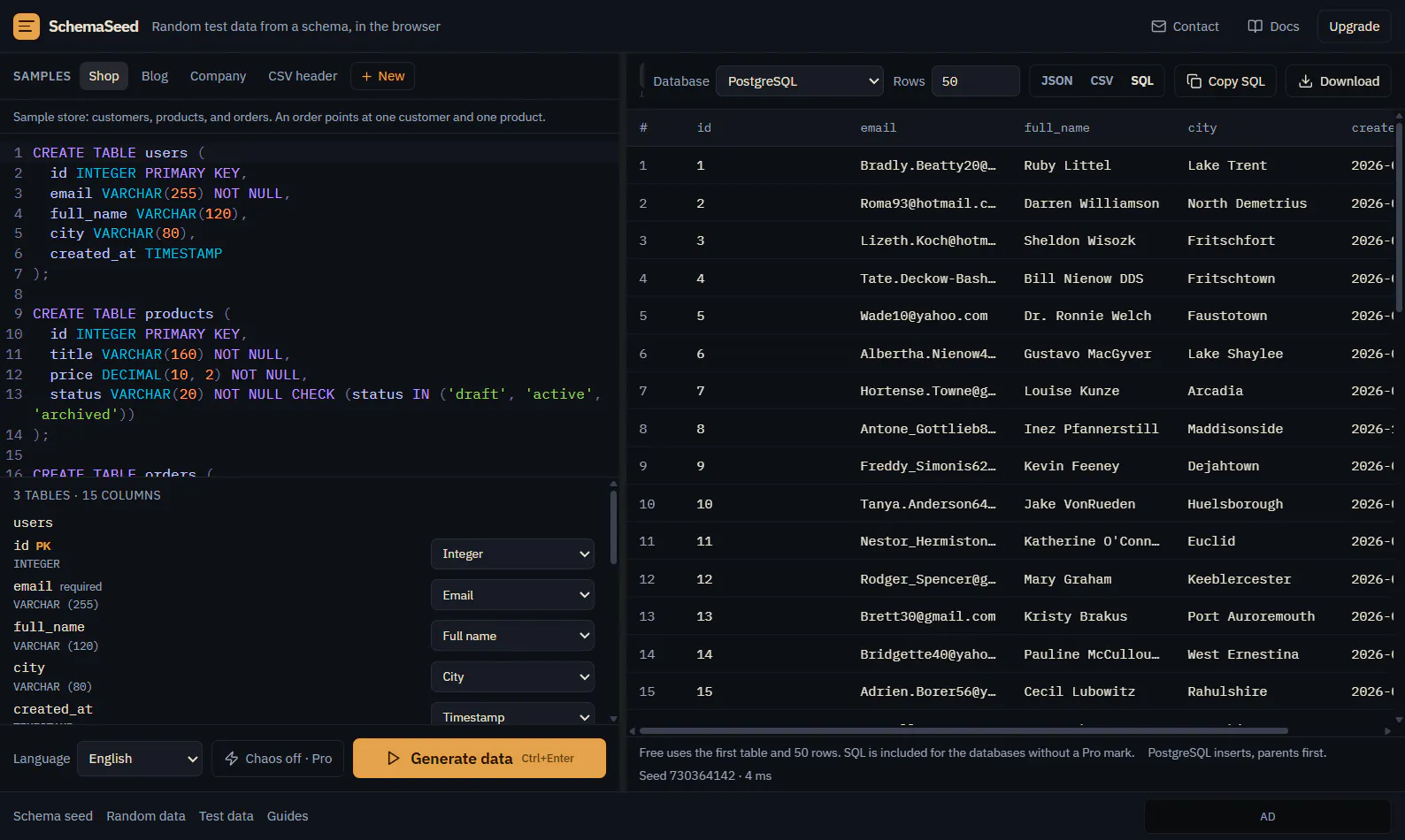 SchemaSeed gallery image