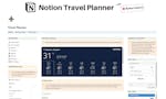 Notion Travel Planner image