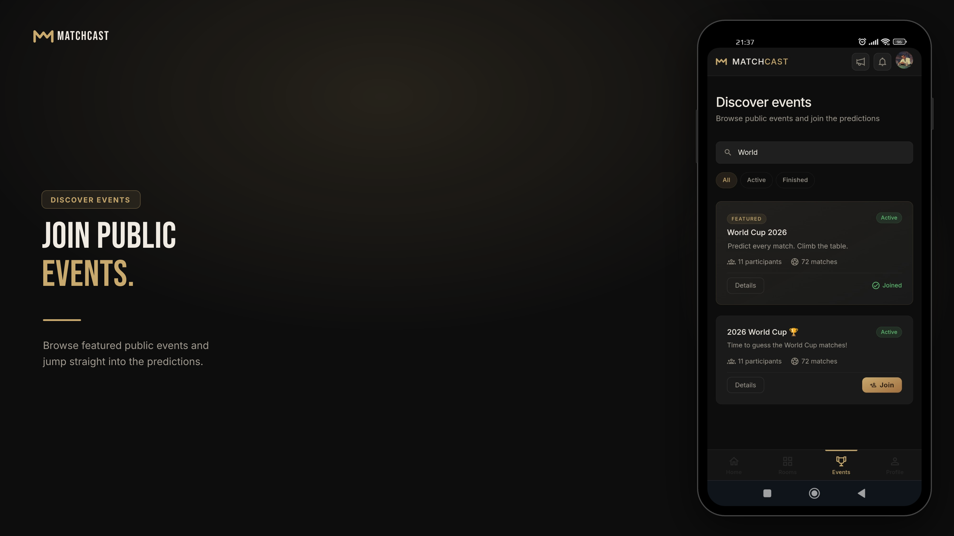 Matchcast gallery image