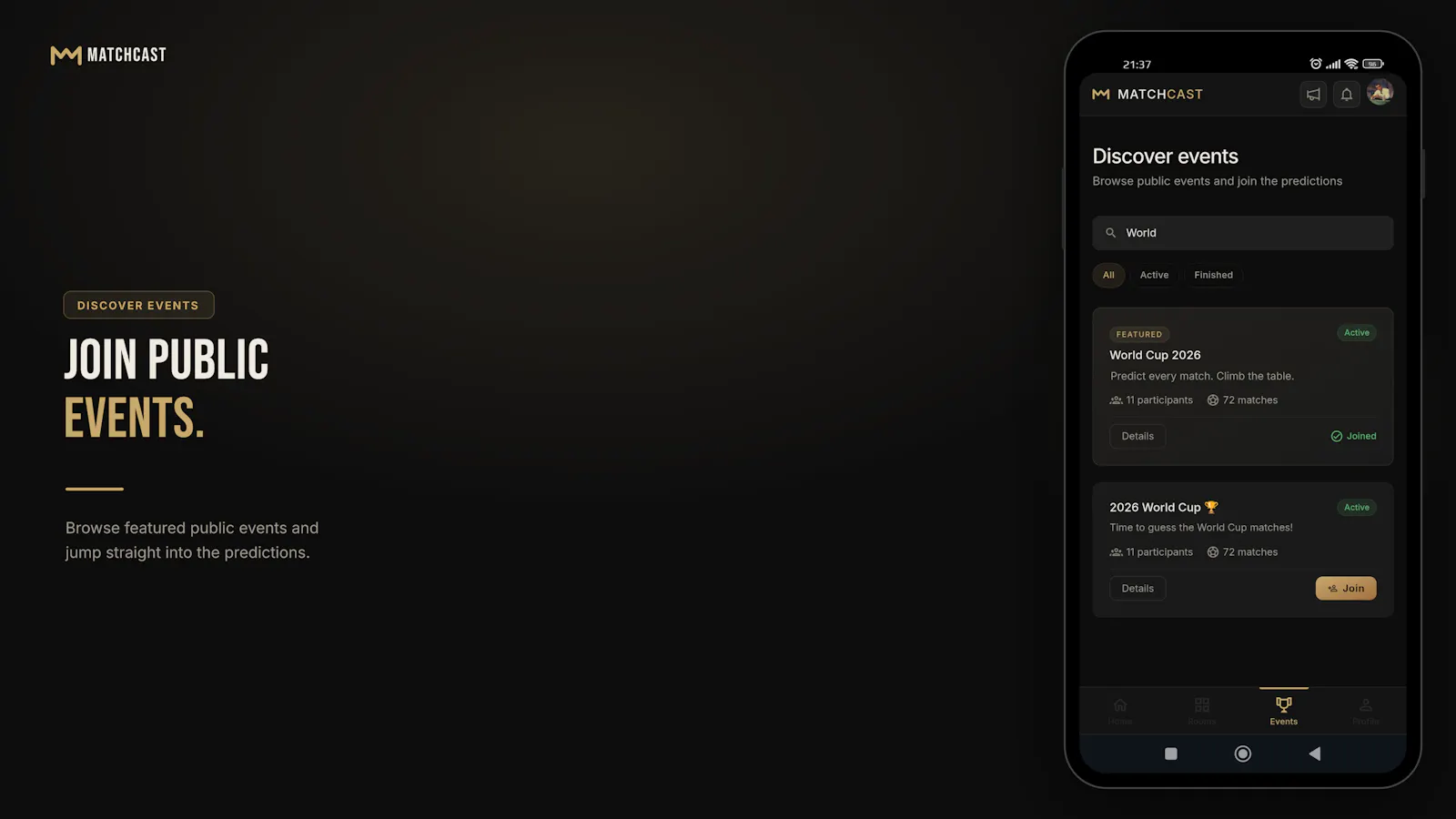 Matchcast screenshot 6