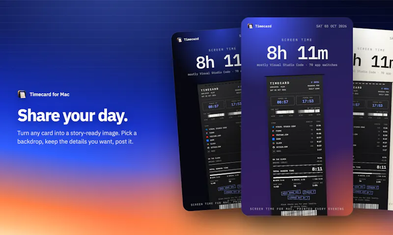 Timecard  screenshot 7
