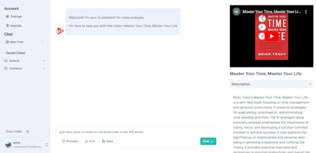 Video To Wisdom: AI Video Notes gallery image