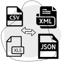 Convert CSV, JSON, a... logo