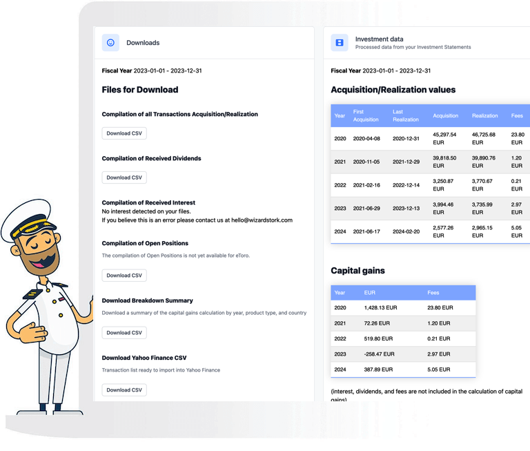 Tax-Wizard - Easy Investment Tax Report gallery image