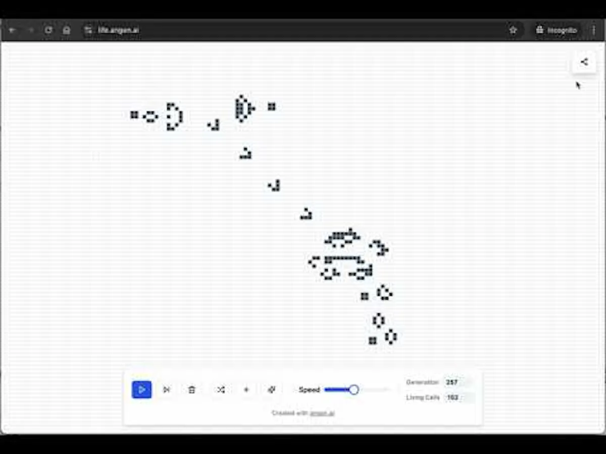 Conway's Game of Life with AI