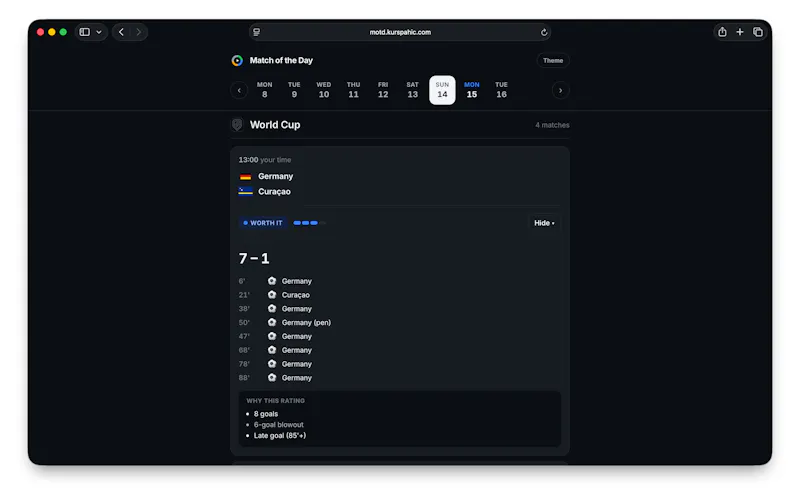 Match of the Day screenshot 2
