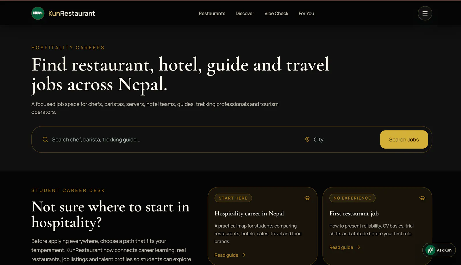 KunRestaurant screenshot 1