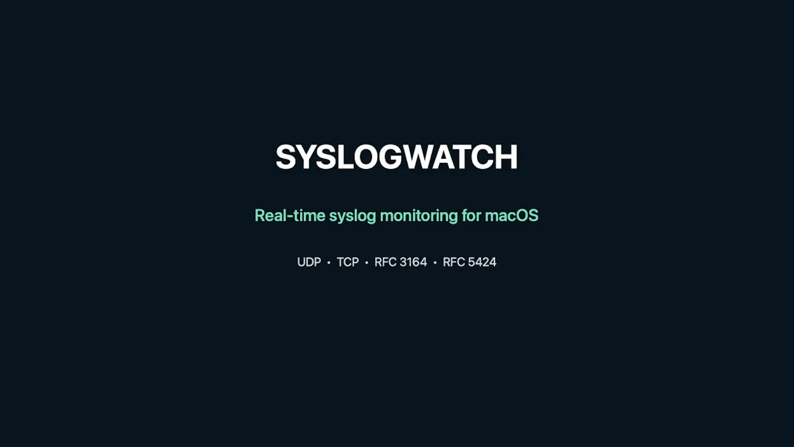 SyslogWatch screenshot 1 (video preview)
