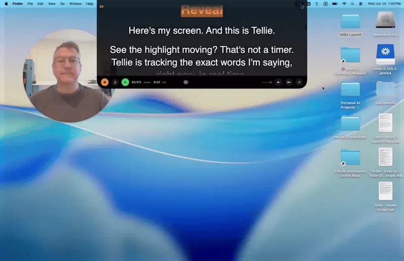 Tellie screenshot 1 (video preview)