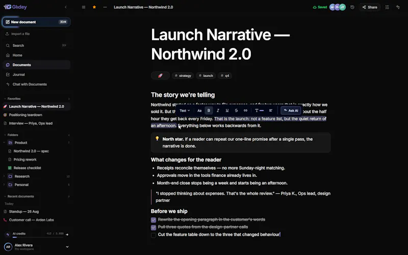 Glidey screenshot 2