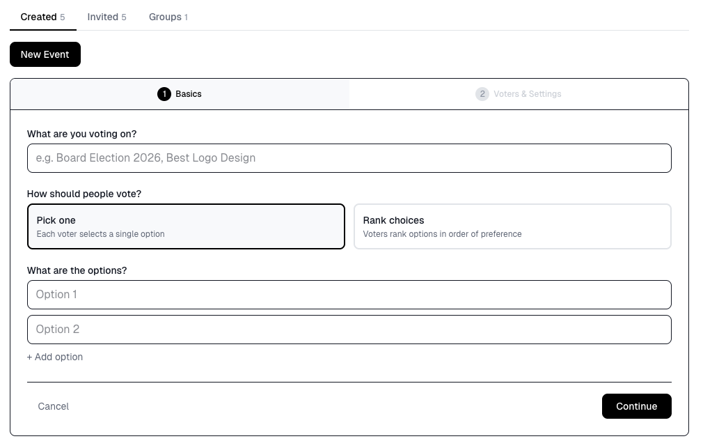 ZeroVote gallery image