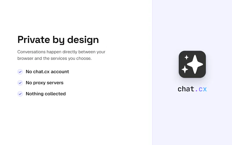 chat.cx | Every AI chat in one panel screenshot 5