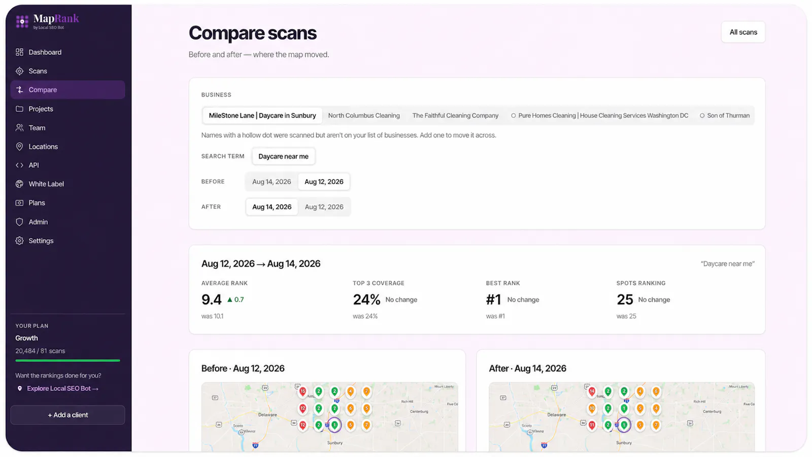 Map Rank - Google Map Ranking Tracker screenshot 6