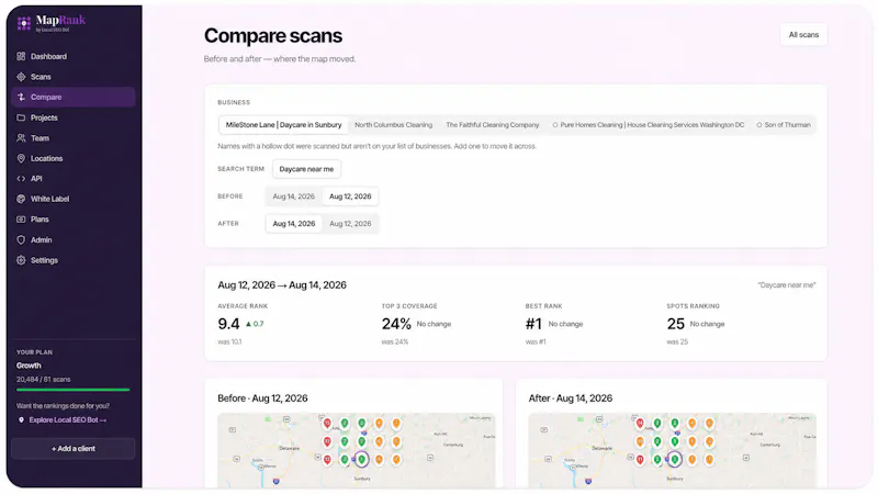 Map Rank - Google Map Ranking Tracker screenshot 6