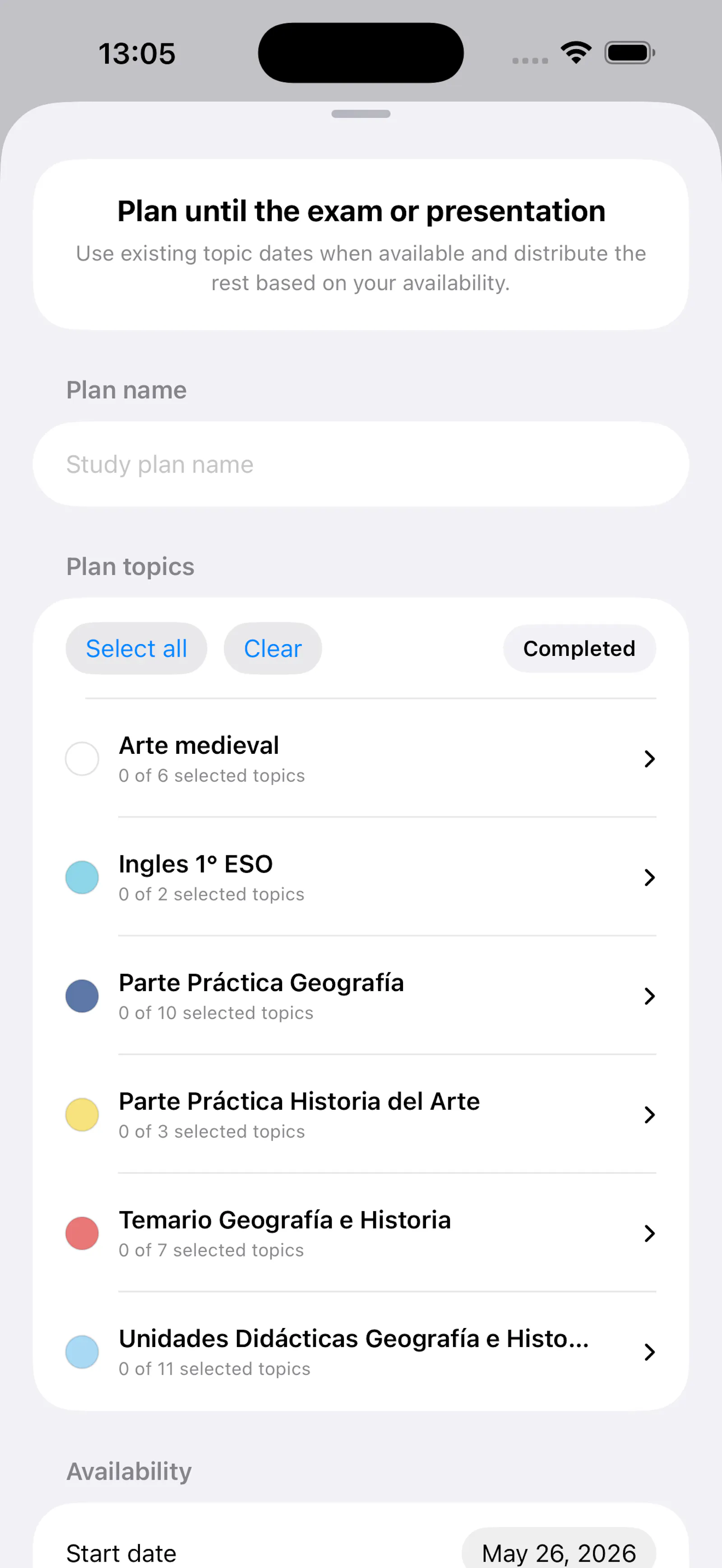 studyFlow screenshot 2