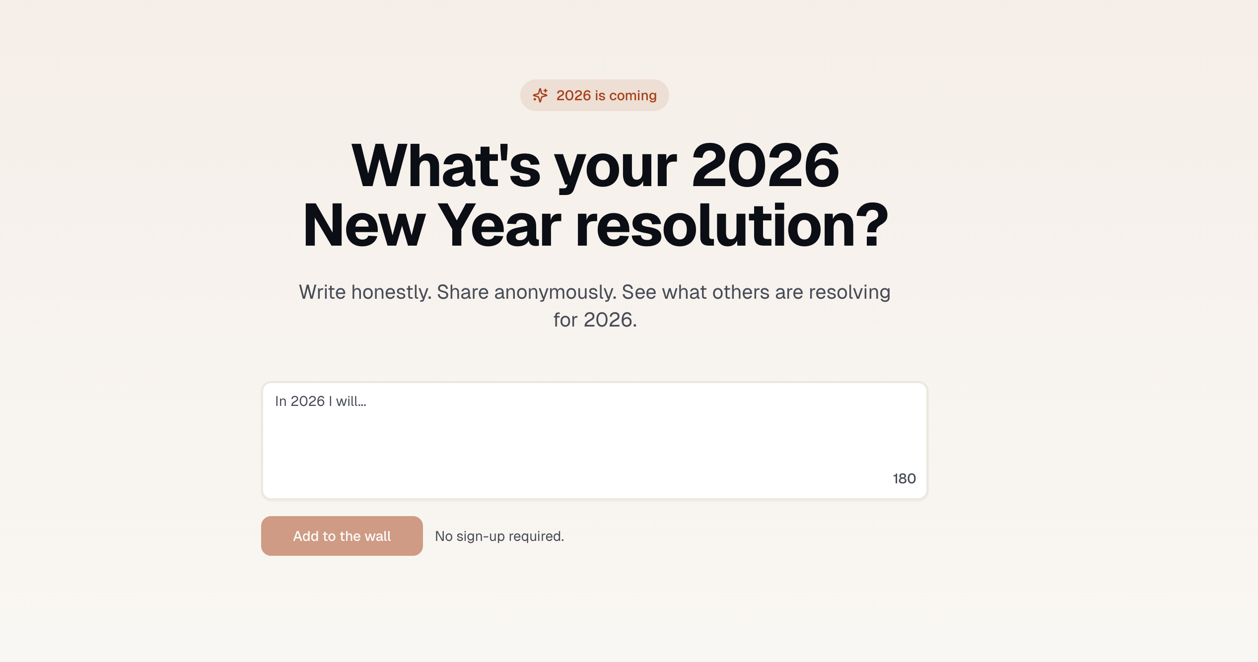 Resolution Wall gallery image