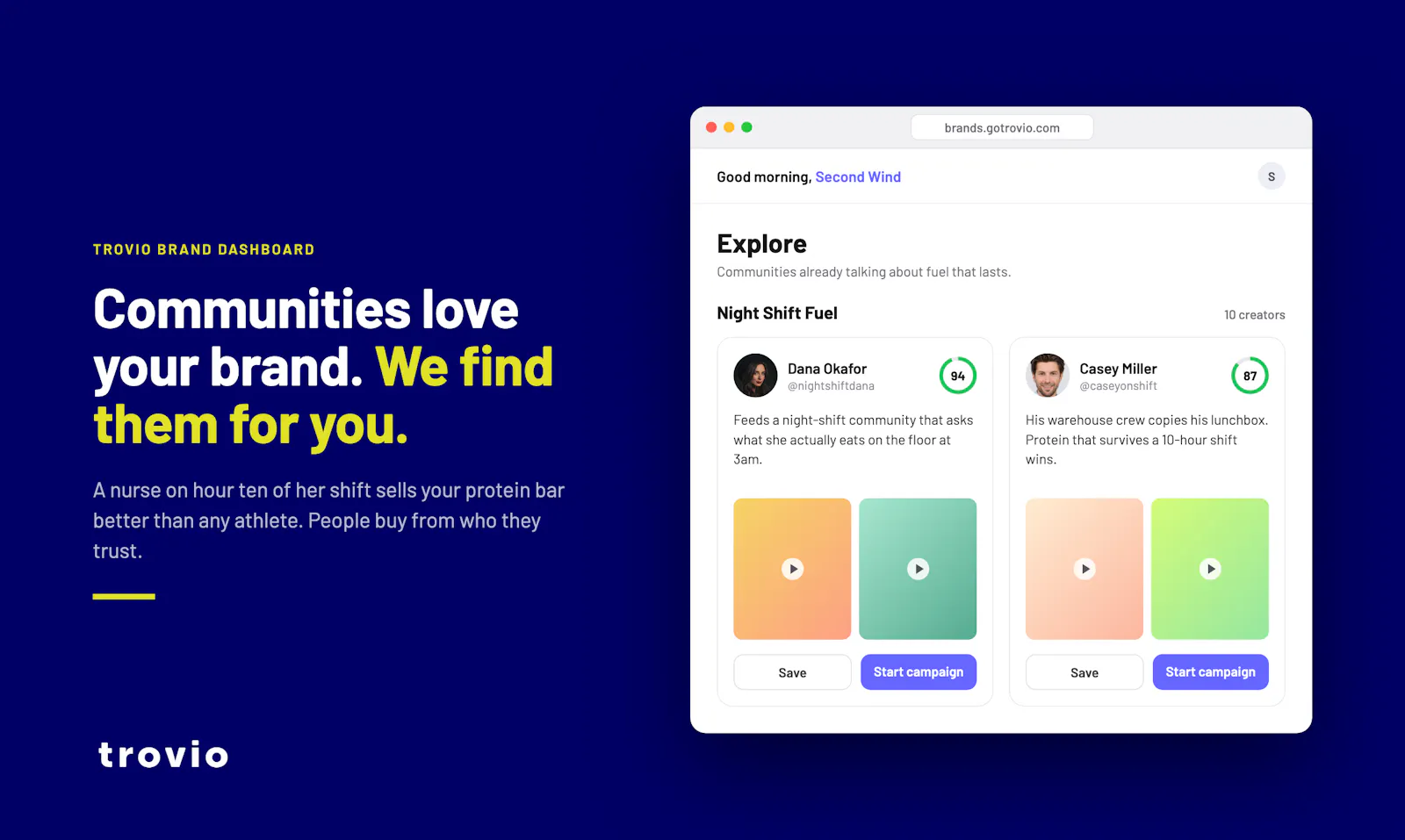Trovio For Brands screenshot 2
